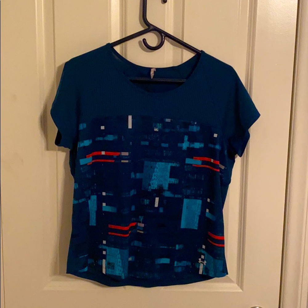 Brand new, blue top. Casual/workout wear.